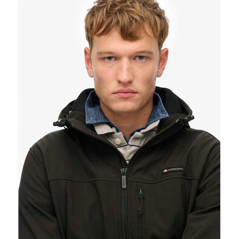 Superdry Hooded Soft Shell Trekker Jacket image number 2