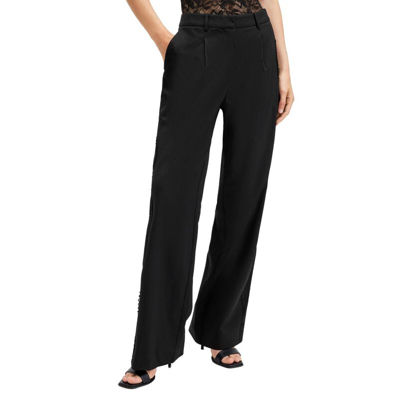 AllSaints Lacey Lace Trim Trousers image number 0
