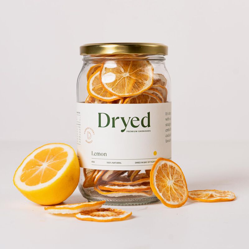 Dryed Premium Garnishes 65g Jar Lemon image number 1