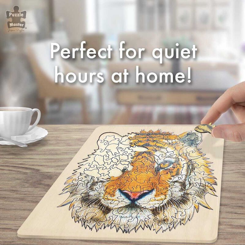 Puzzle Master Tiger 2.0 Series 4 Wooden 130 Piece Puzzle image number 3