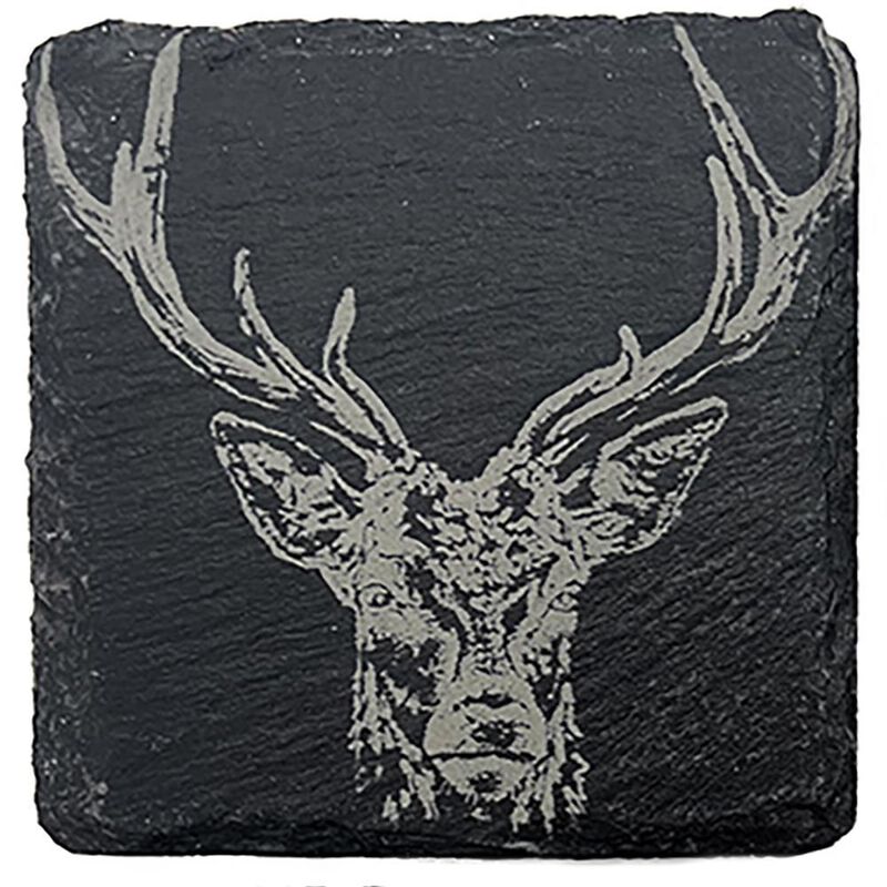 Selbrae House Single Coaster - Stag Prince image number 0