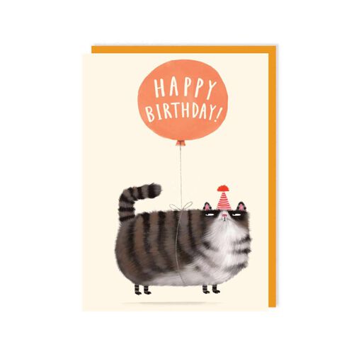 Charlie Rabbit Grumpy Cat Birthday Card