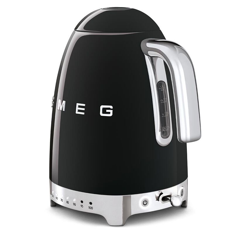Smeg Electric Variable Temp Kettle - Black image number 1