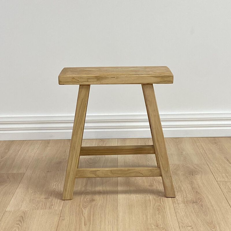 Capulet Heritage Elm Rectangle Stool image number 3