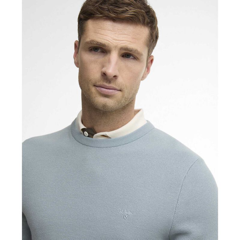 Barbour Essential Honeycomb Crew Neck Sweater image number 2