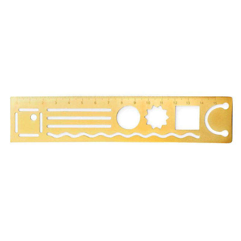 Inkerie 3-in-1 Metal Ruler image number 0