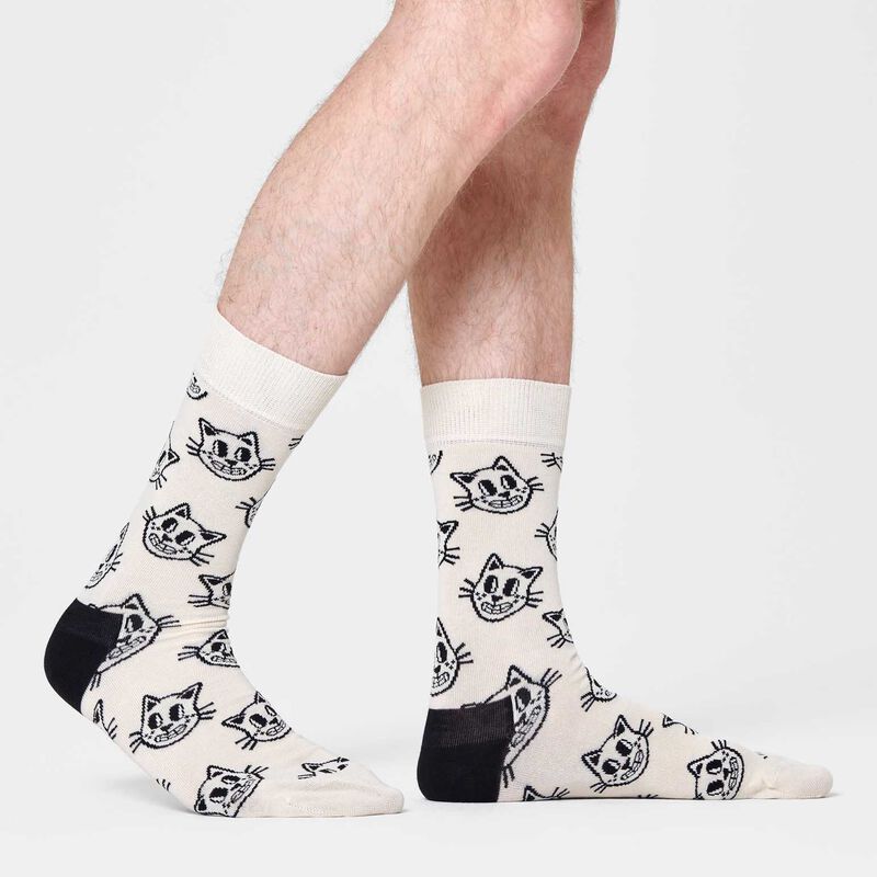 Happy Socks Cat Sock (9100) image number 1