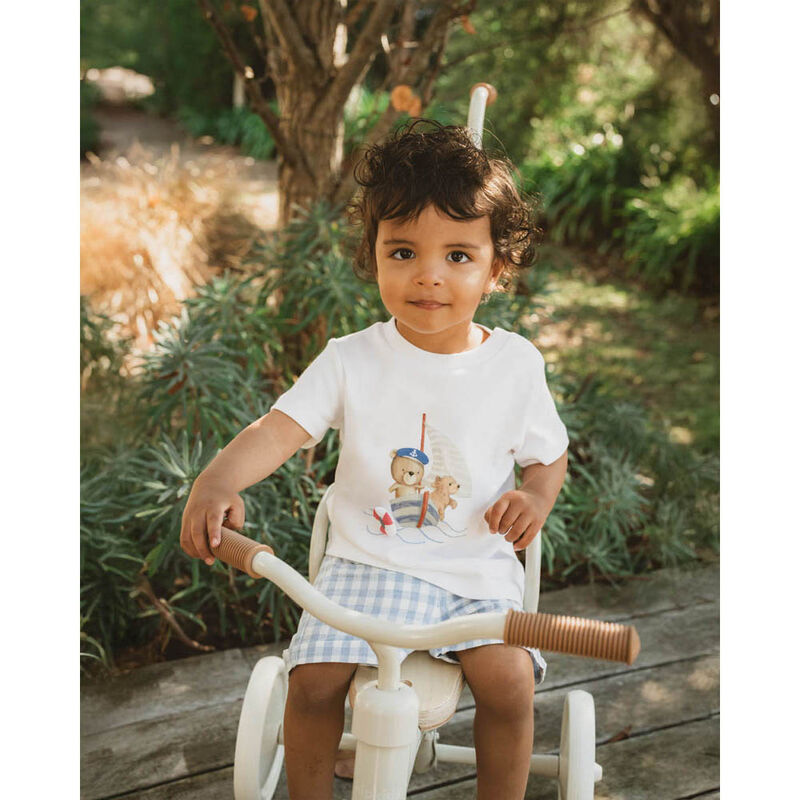 Bébé Axel Sailor Bear Organic Tee image number 1