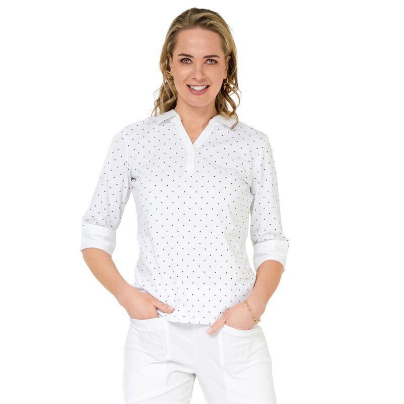 B Essentials Woven Collar Polo image number 16