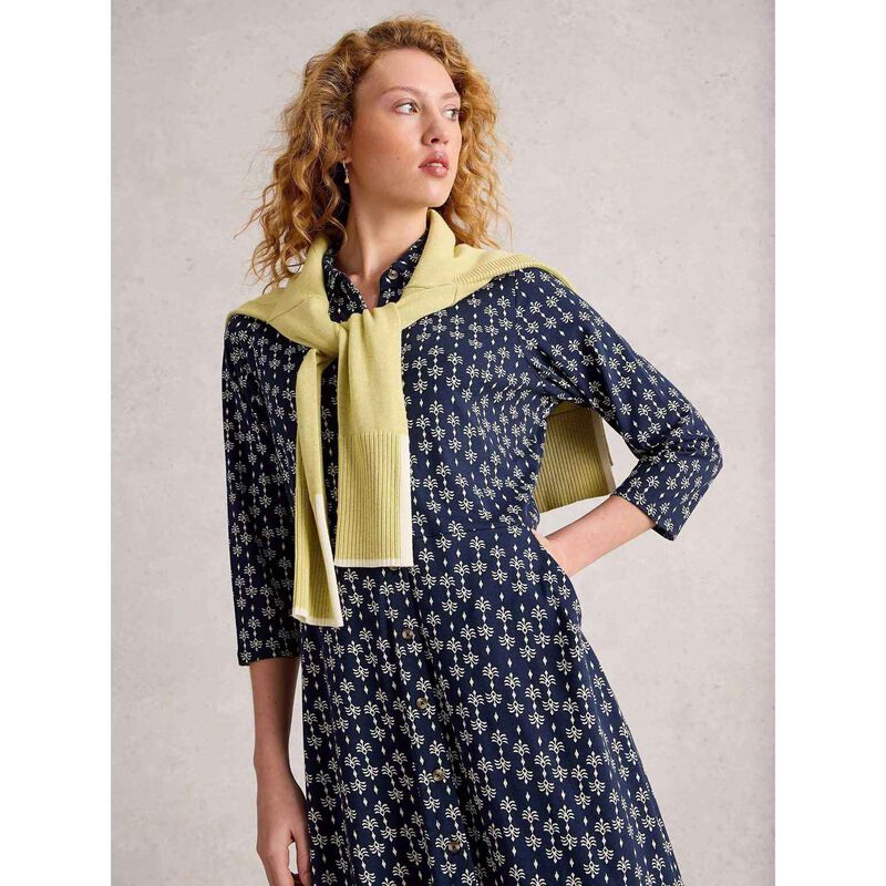 White Stuff Rua Jersey Shirt Dress image number 7