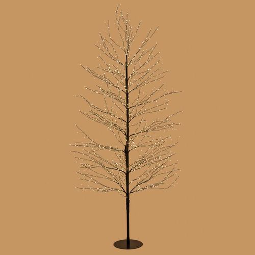 Stellar Haus Willow 150cm Tree Black Warm White 900 LED