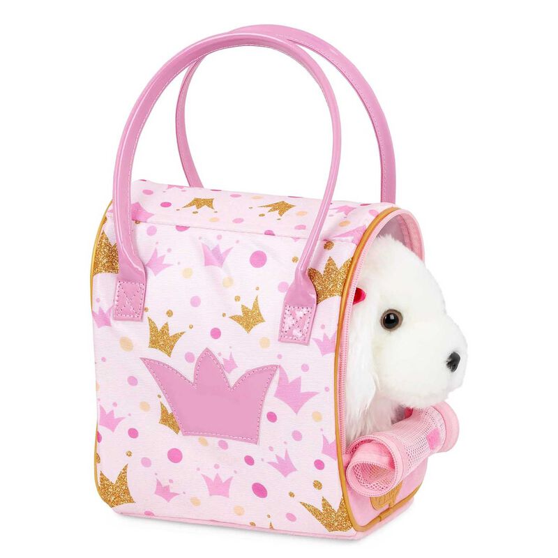 Pucci Pups Cocker Spaniel & Pink Crown Glam Bag image number 1
