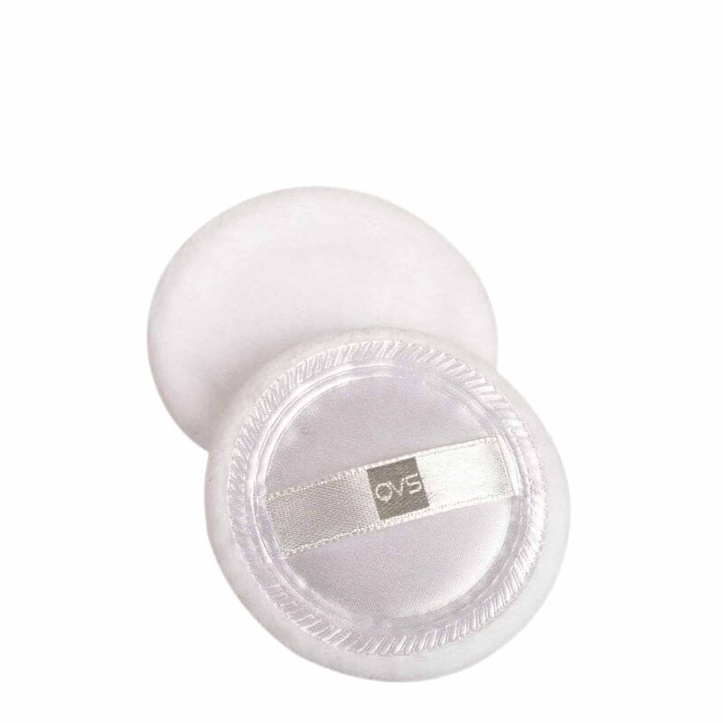 QVS Velour Satin Backed Compact Puffs Pack of 2 image number 0