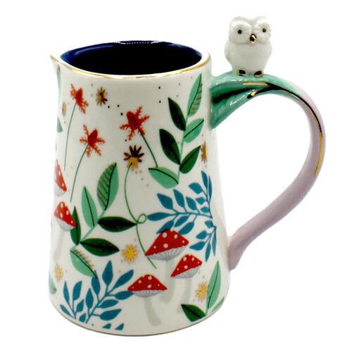 House Of Disaster Secret Garden Owl Jug
