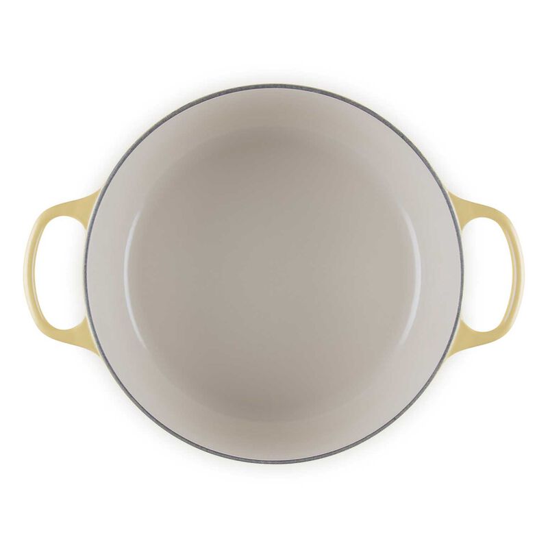 Le Creuset Signature Round Casserole 28cm - Camomille SS Knob image number 3