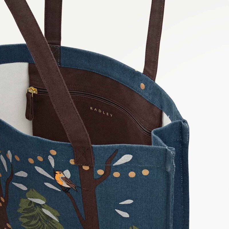 Radley Winter Tales Medium Open Top Tote Bag image number 2