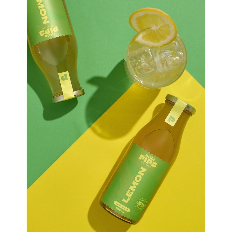 Little Pips Lemon Soda Syrup 500ml image number 1