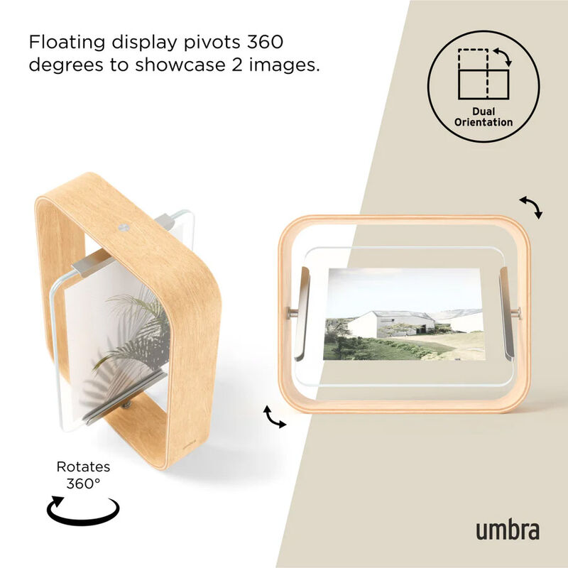 Umbra Bellwood Desk Frame 5x7 Natural image number 2