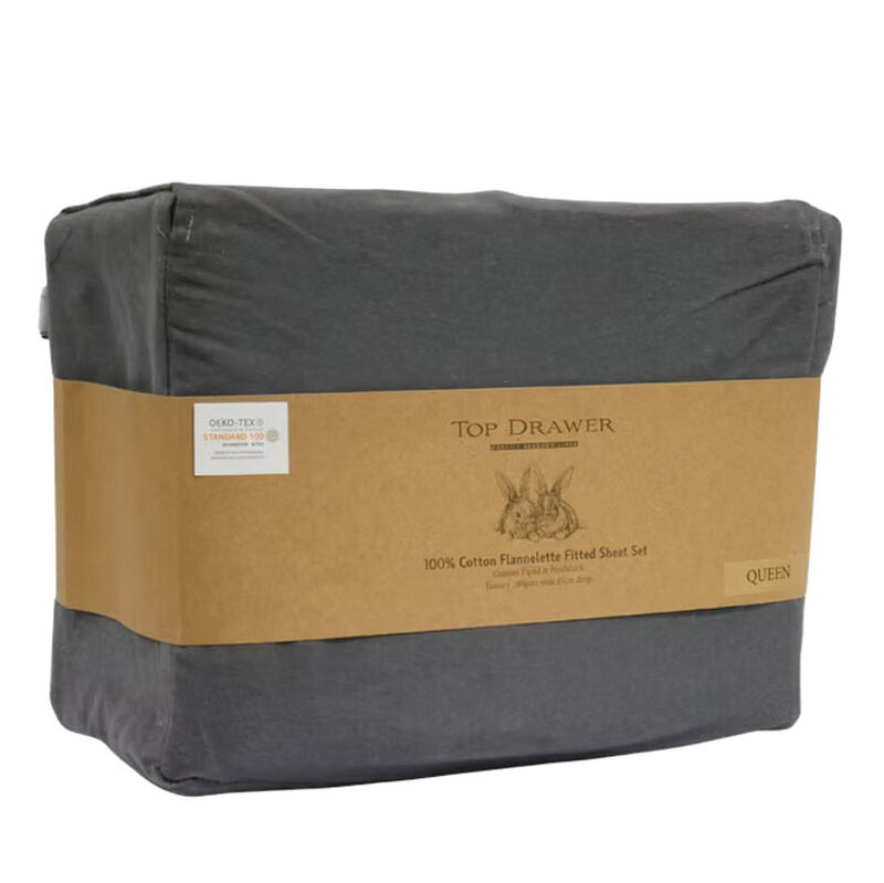 Top Drawer Flannelette Sheet Set image number 0
