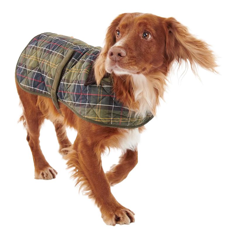 Barbour Tartan Dog Coat image number 0