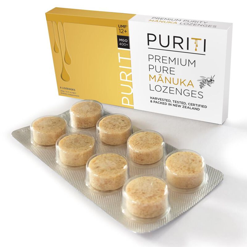 PURITI Manuka Honey UMF 12+ Lozenges 8 Pack image number 0