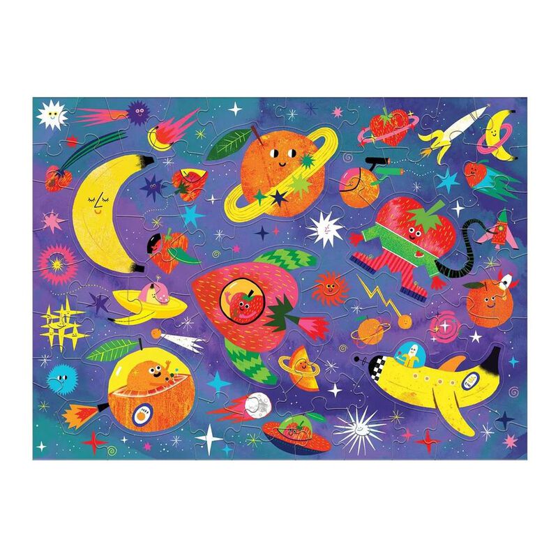 Mudpuppy Cosmic Fruits Scratch and Sniff Puzzle image number 1