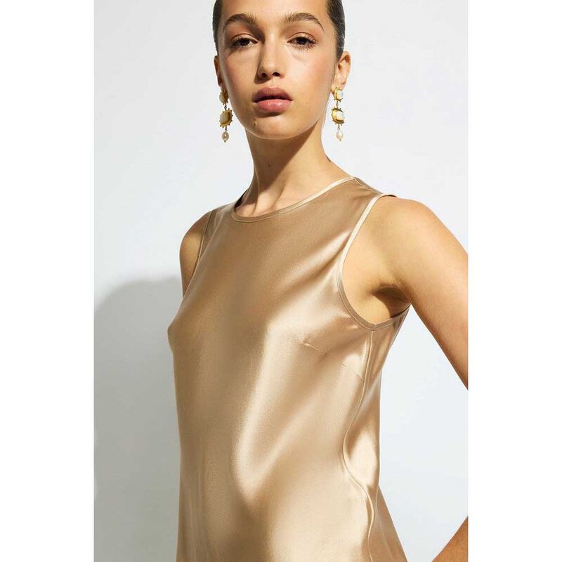Ginia Pure Silk Singlet image number 3