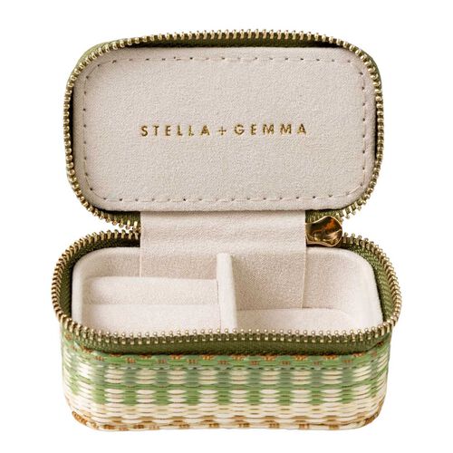Stella + Gemma Jewel Box Small Khaki Rectangle
