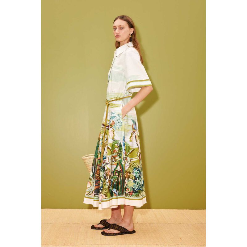 AL&Eacute;MAIS Jungle Boogie Shirtdress image number 2