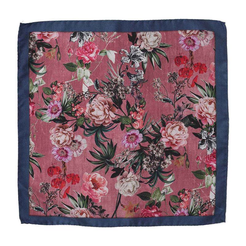 Cambridge Peony Pocket Square image number 0
