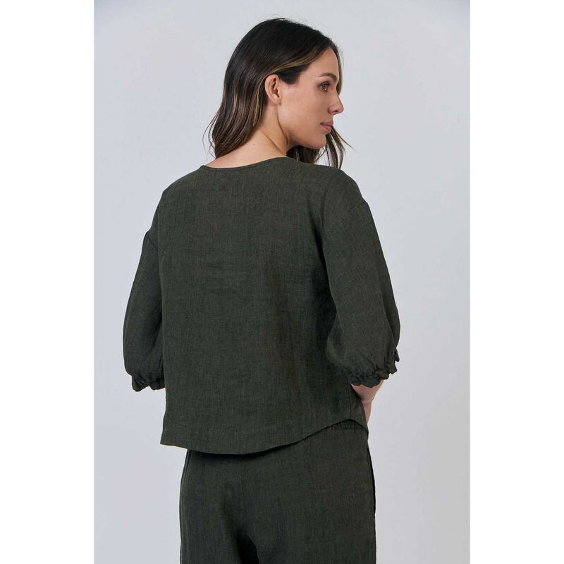Naturals By O & J Licorice Button Top image number 1