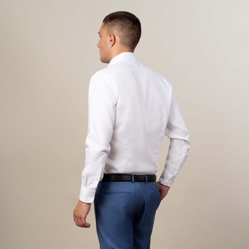 Rembrandt London White Fine Twill Shirt image number 1