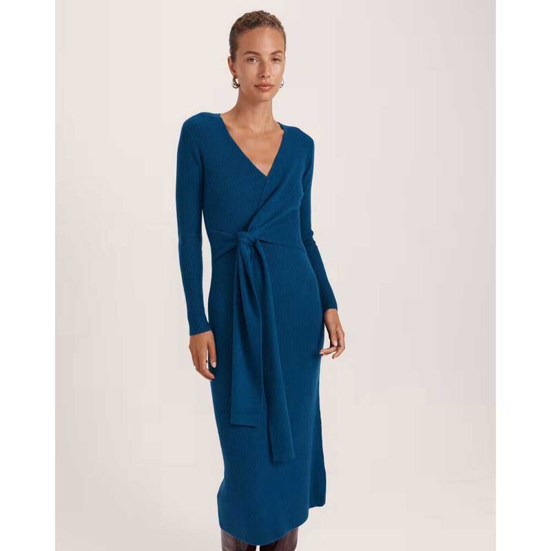 SABA Elle Wrap Knit Dress image number 2