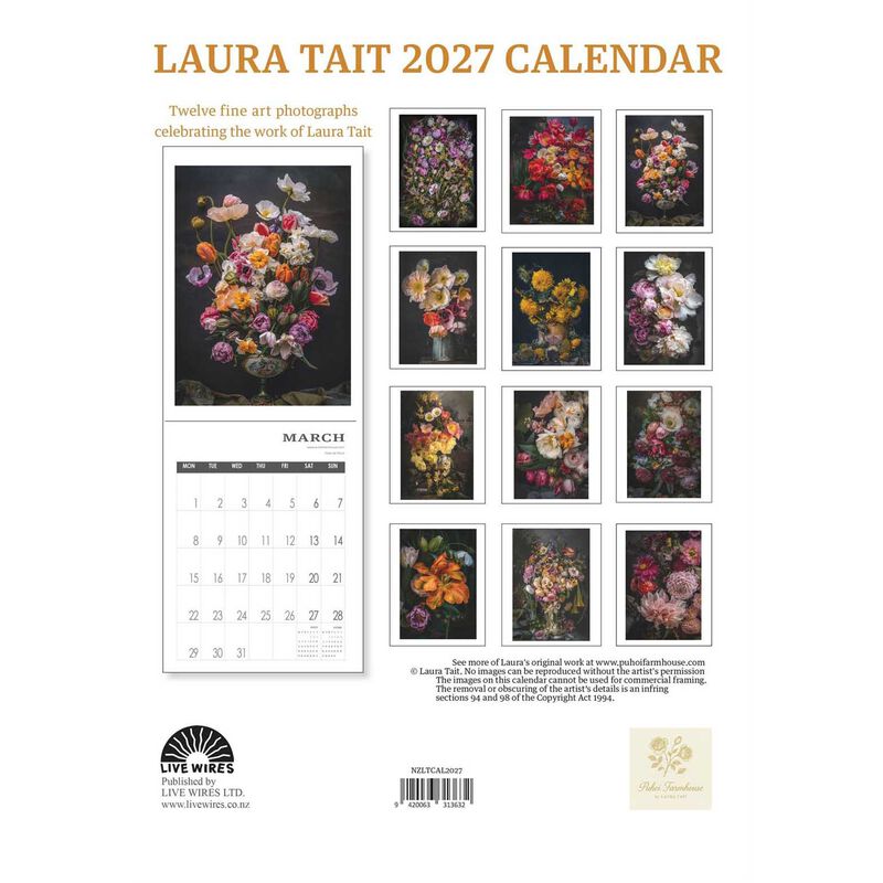Laura Tait Wall Calendar 2027 image number 2
