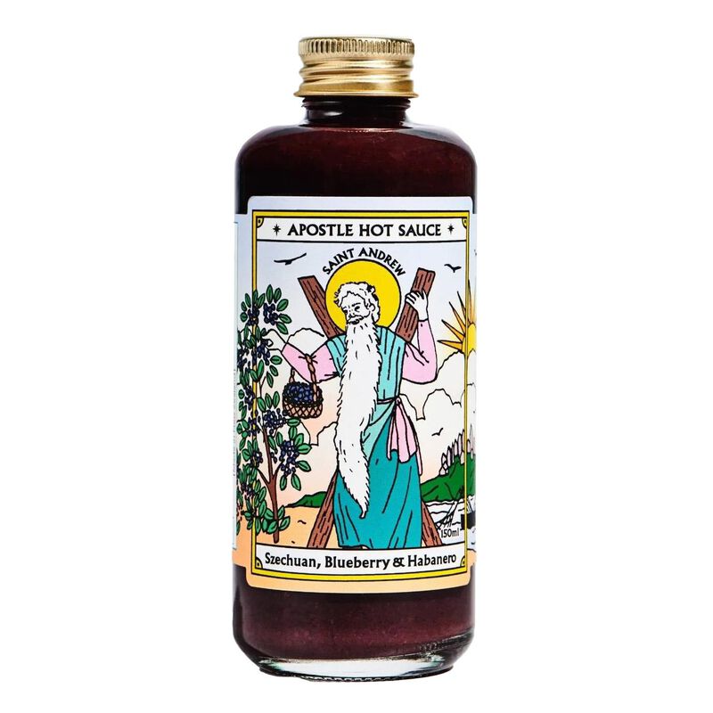 Apostle Saint Andrew - Szechuan, Blueberry & Habenero Hot Sauce 150ml image number 0