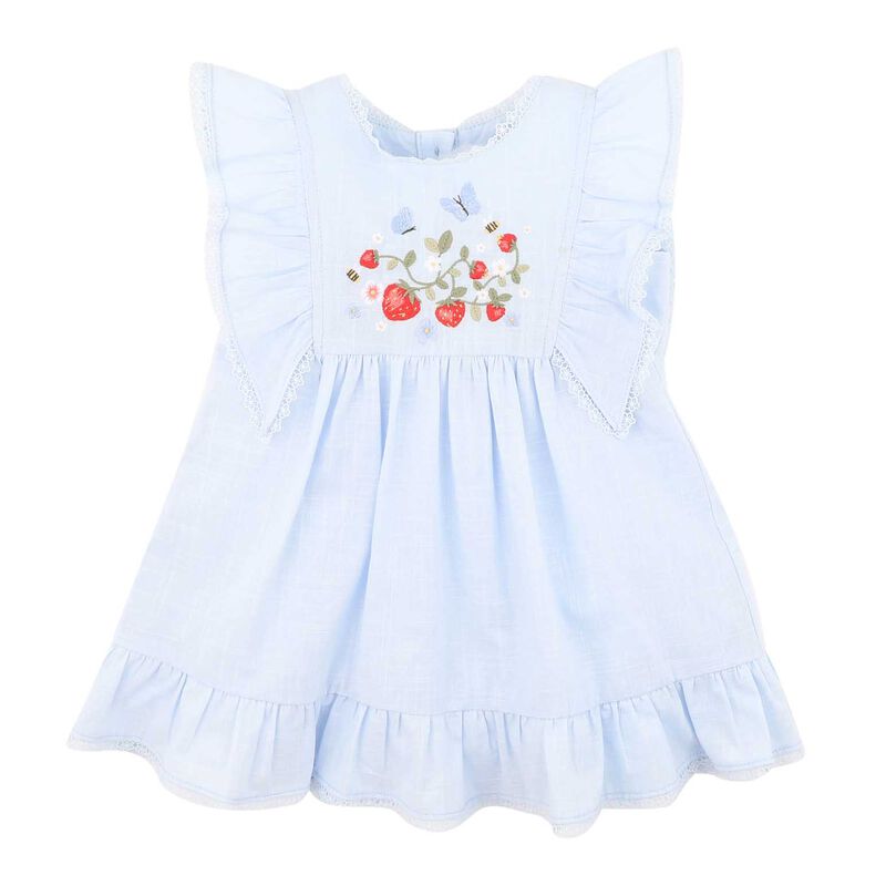 B&eacute;b&eacute; Poppy Embroidered Yoke Dress 00-2Y image number 0