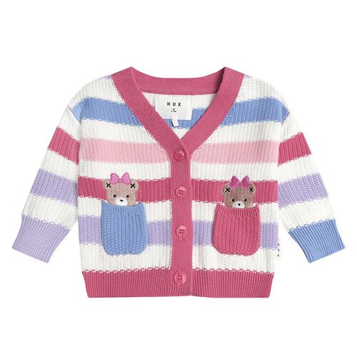 Huxbaby Peekaboo Huxette Knit Cardi 3M-2Y