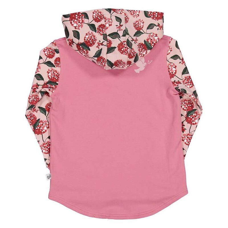 Kissed By Radicool Floral Heart Pocket Tie Hood image number 1