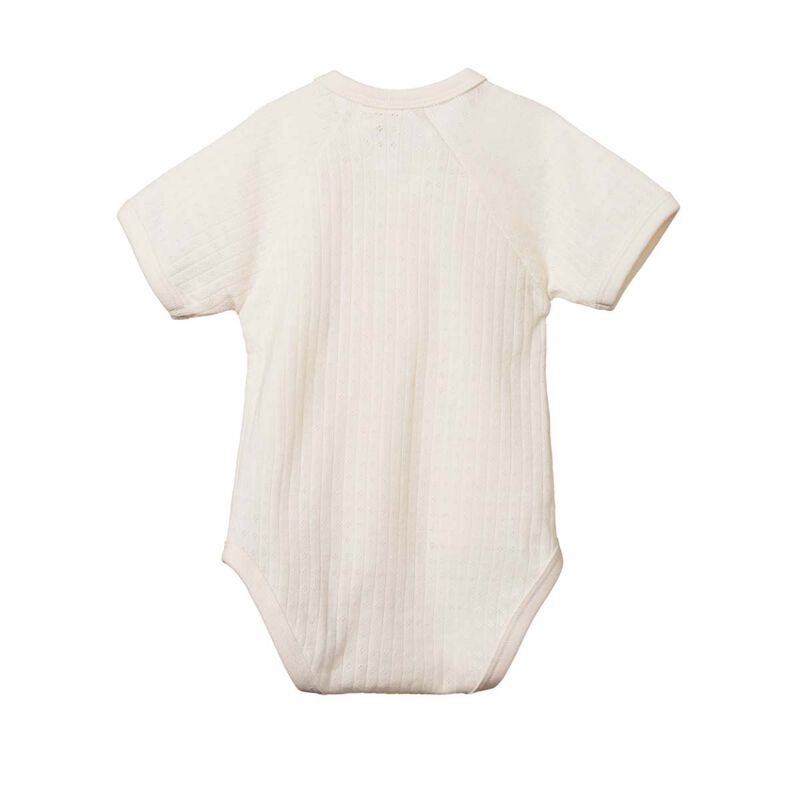 Nature Baby Pointelle Short Sleeve Kimono Bodysuit image number 1