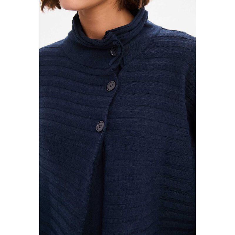 TIRELLI Cowl Neck Button Knit Jumper image number 2