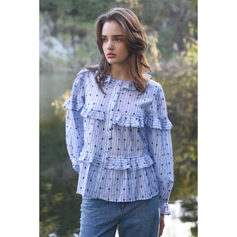 COOP Ruffle Shuffle Blouse image number 1