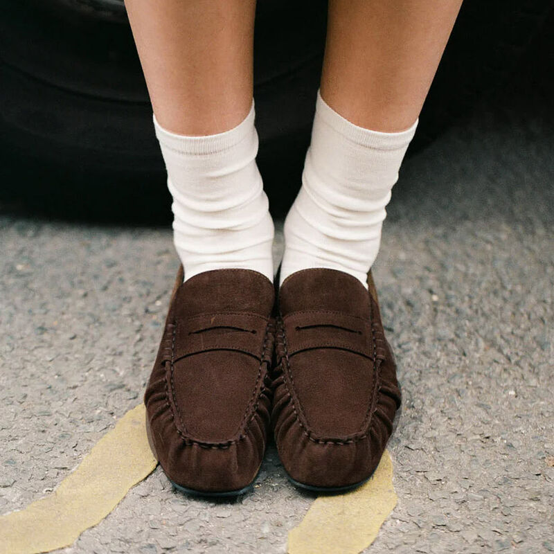 Alohas Aven Suede Loafers image number 1
