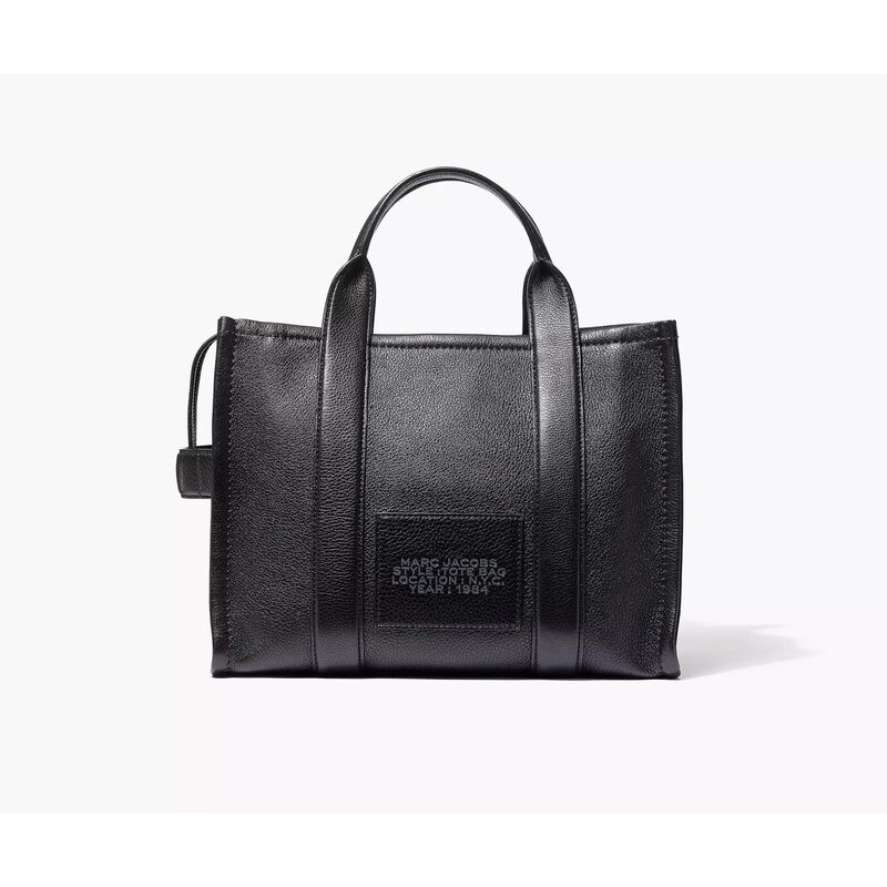 MARC JACOBS The Leather Medium Tote Bag image number 1