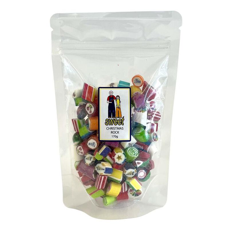 Sweet Christmas Rock Selection Bag 170g image number 0