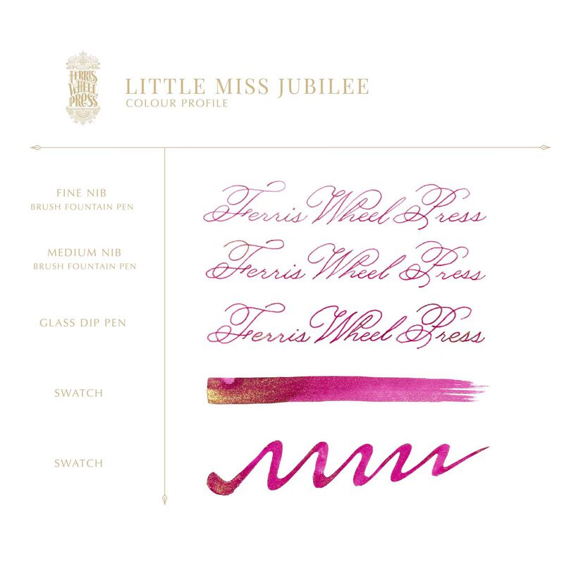 Ferris Wheel Press Fountain Pen Ink - Little Miss Jubilee 38ml image number 2