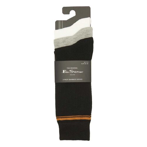 Ben Sherman 3 Pack Mod Stripe Sock