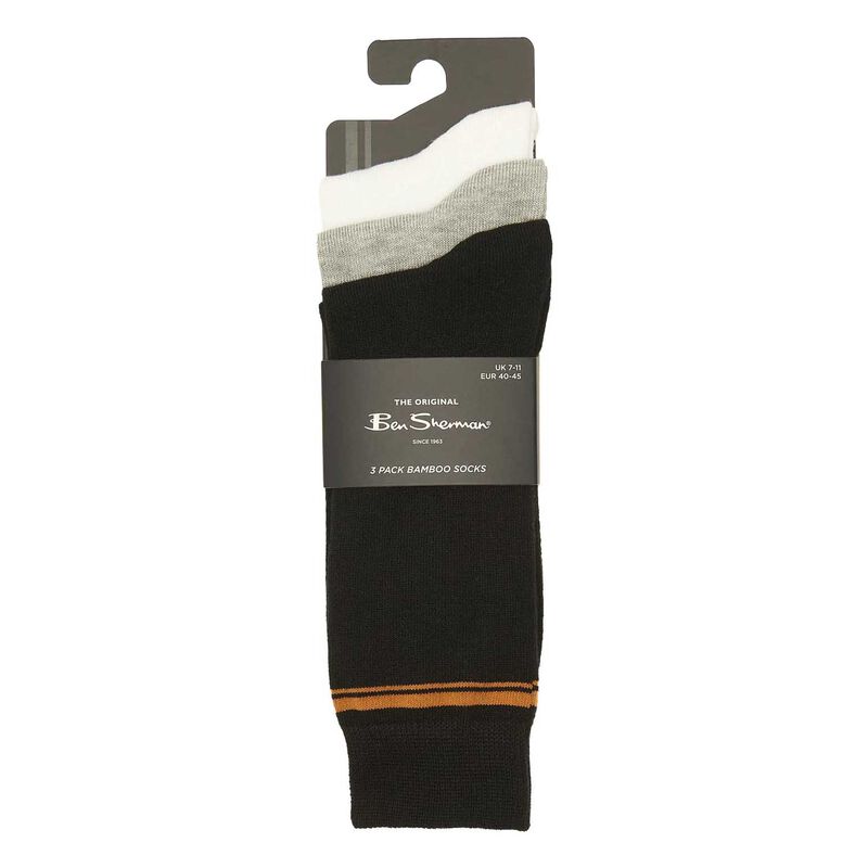 Ben Sherman 3 Pack Mod Stripe Sock image number 0