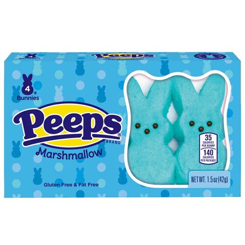 Peeps&reg; 4Pc Blue Marshmallow Bunnies
