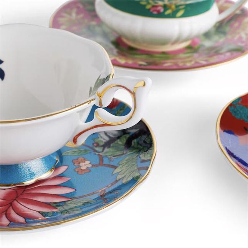 Wedgwood Wonderlust Teacup & Saucer Set of 4 image number 2