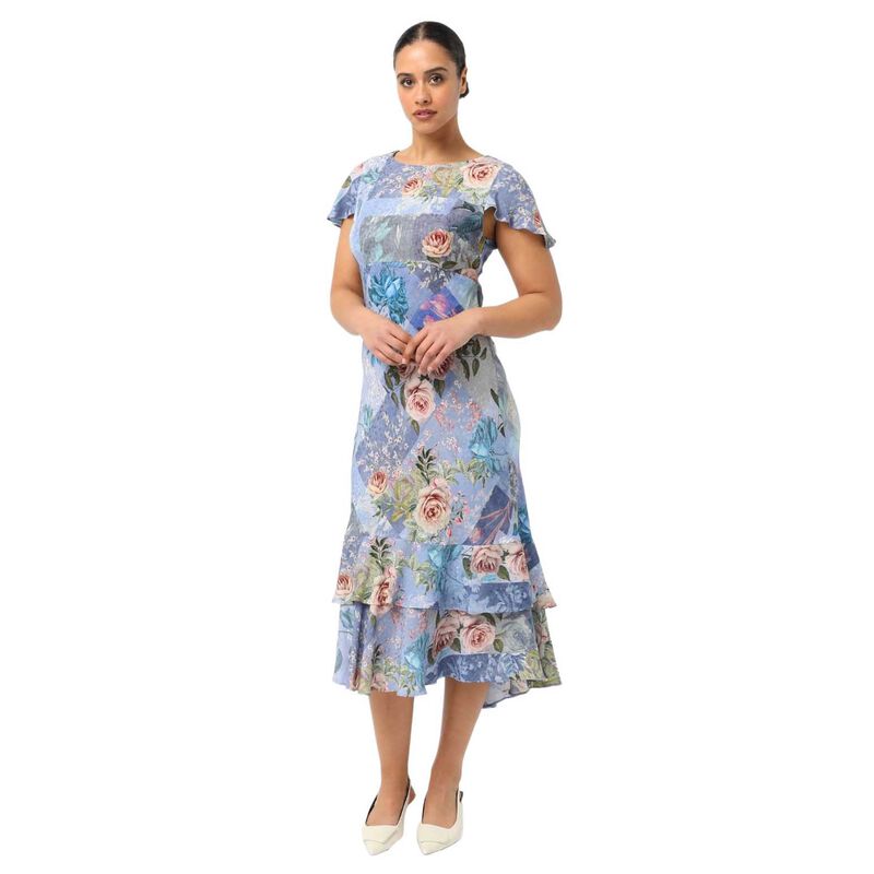knee length dresses for ladies ASHLEY Mesh Open Back Maxi Dress – Celestia main image 1